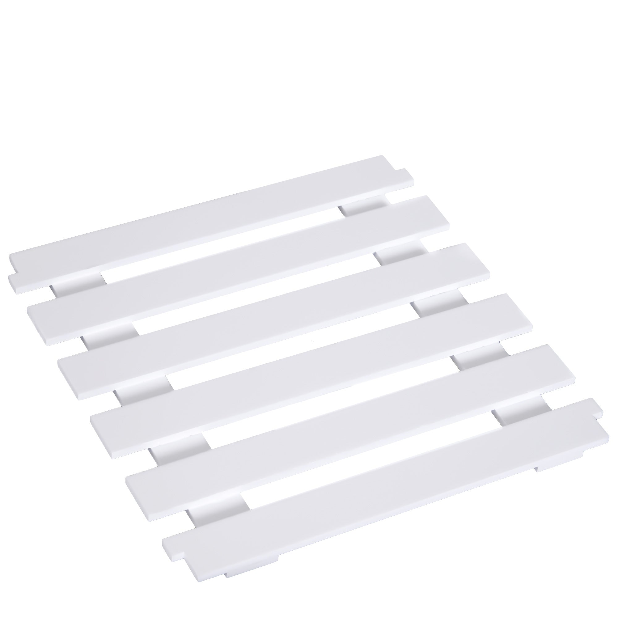 HOMCOM Rolling Kitchen Island Trolley Cart Drawer Shelves Basket Wheels W/ 6 Bottle Wine Rack White