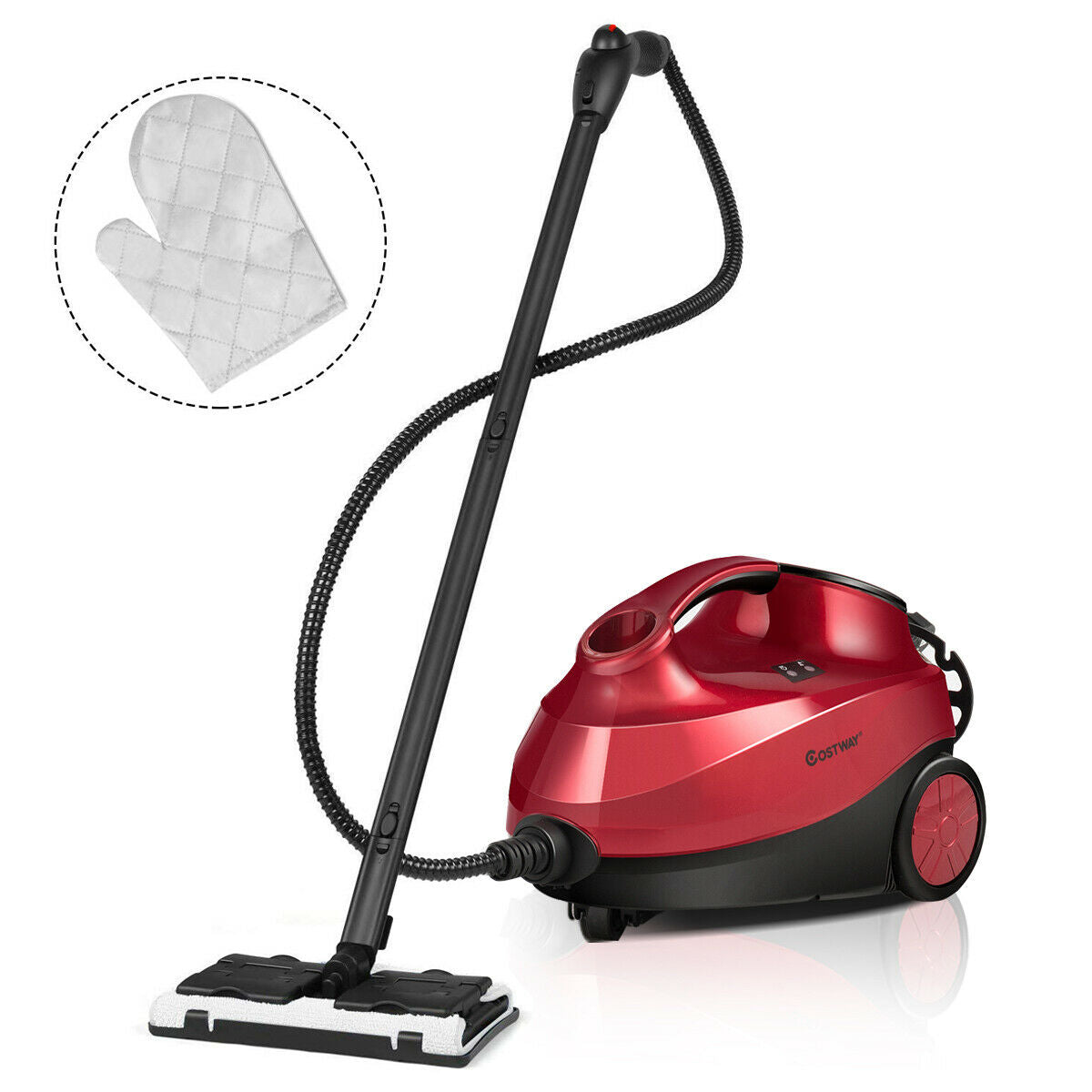 2000w Multi Purpose Steam Cleaning Mop-Red