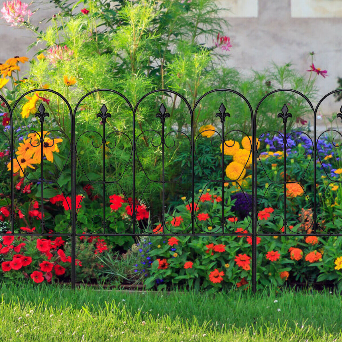 Garden Fencing Panels for Decoration with Arched and Inter-lockable Design