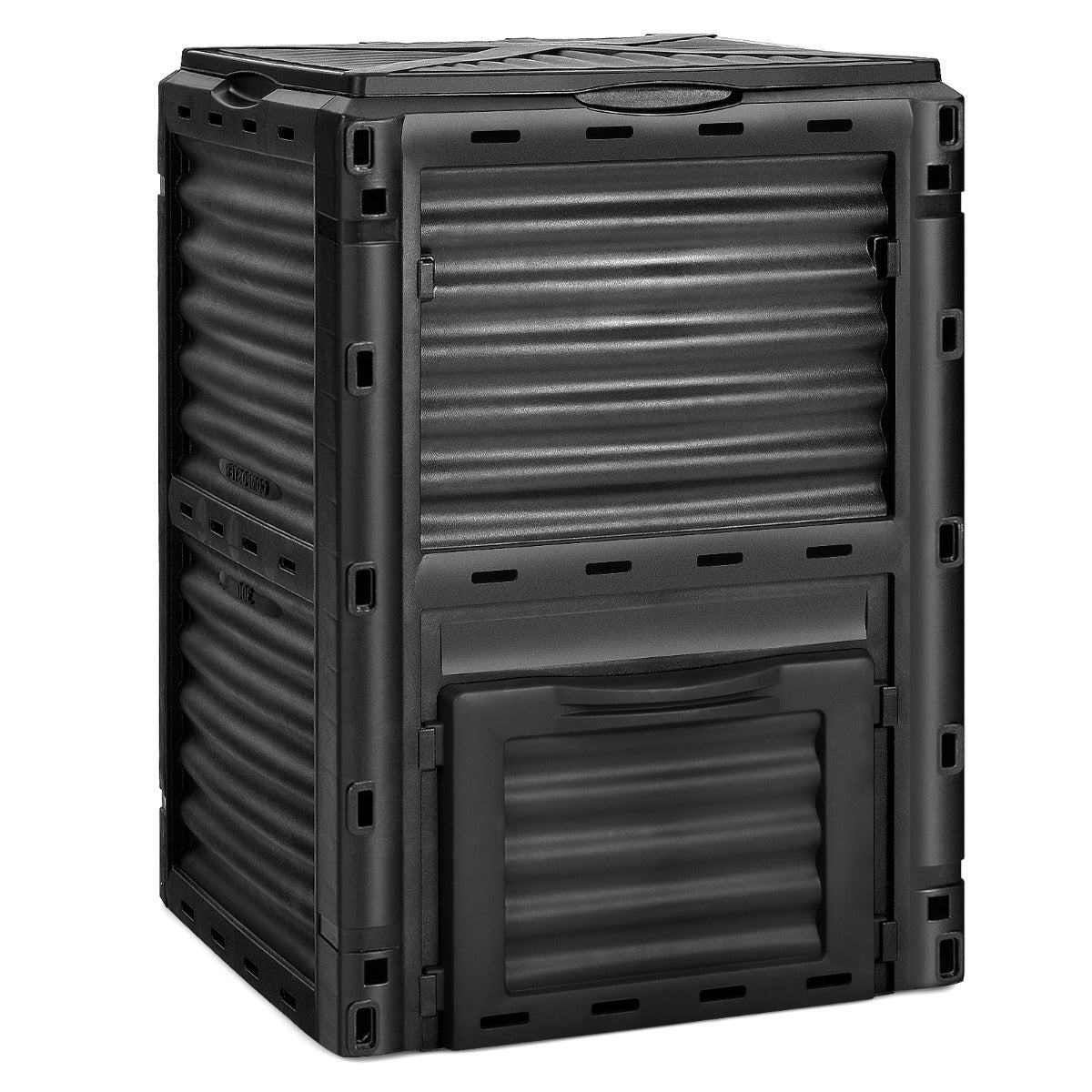 300 Litre Garden Compost Bin-Black