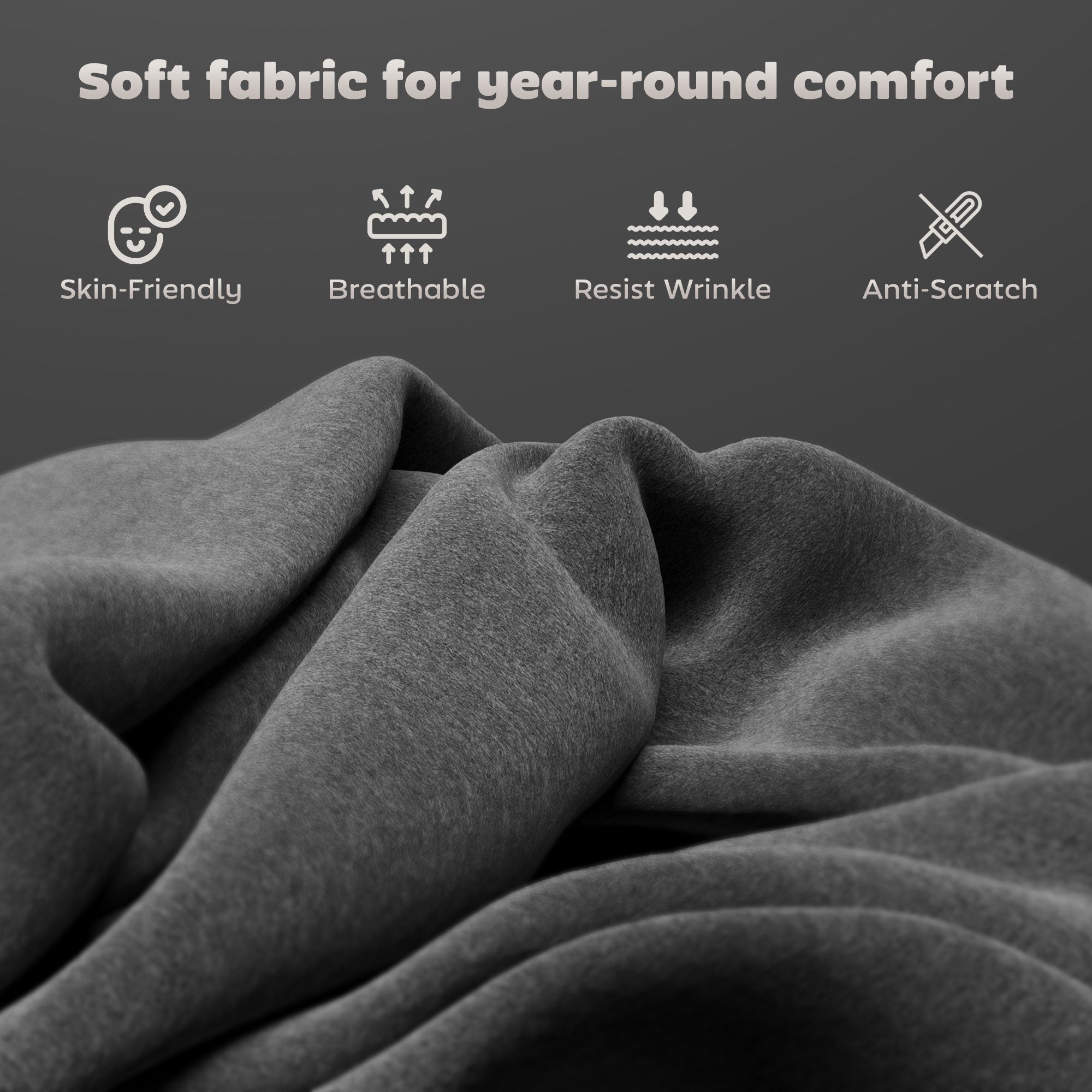 HOMCOM Velvet Dining Chairs Set of 2, Modern Upholstered Kitchen Chairs with Metal Legs, Curved Back and Padded Seat, Armless Side Chairs for Dining Room, Bedroom, Living Room, Grey