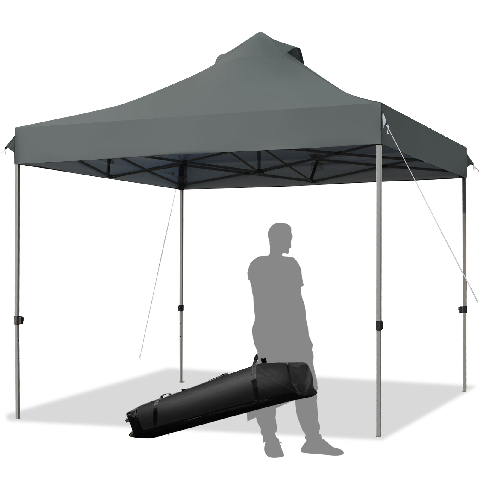 3m x 3m Pop Up Canopy Tent Commercial Instant Shelter-Grey