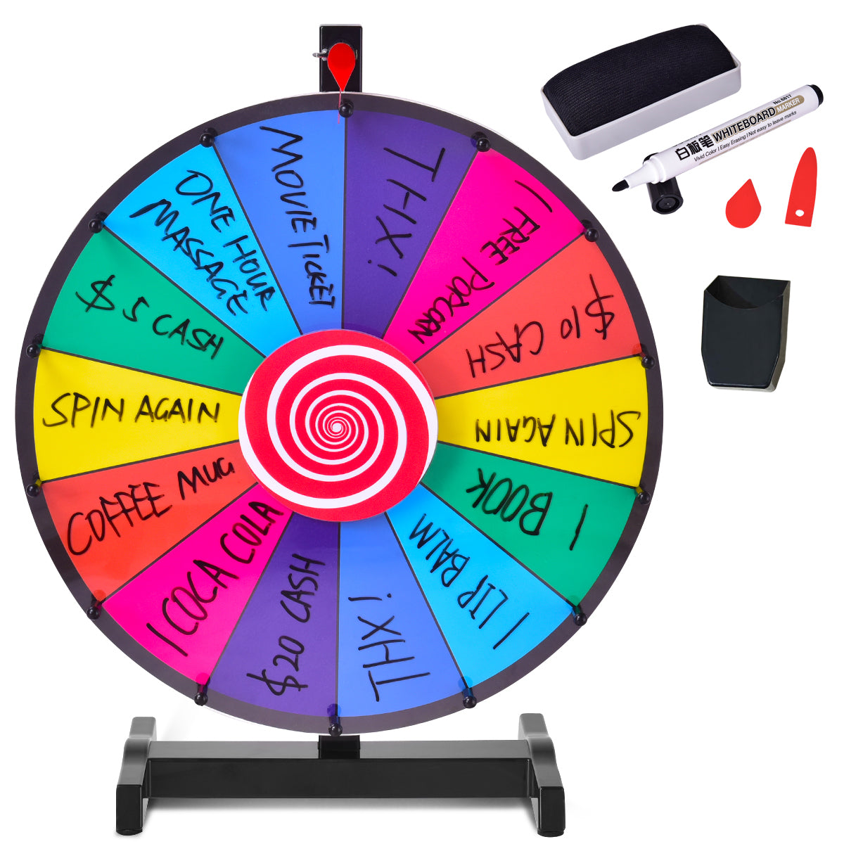 60 cm Tabletop Spinning Prize Wheel