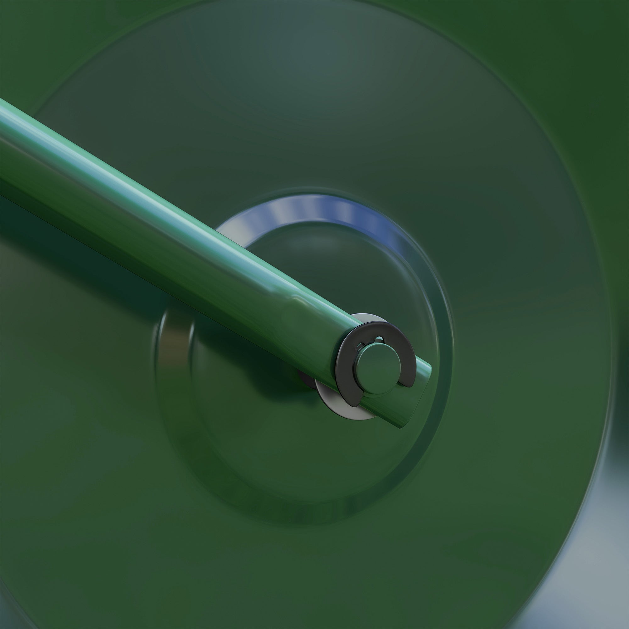 Outsunny 63 L Heavy Duty Water Or Sand Filled 30cm Garden Steel Lawn Roller Drum - Dark Green