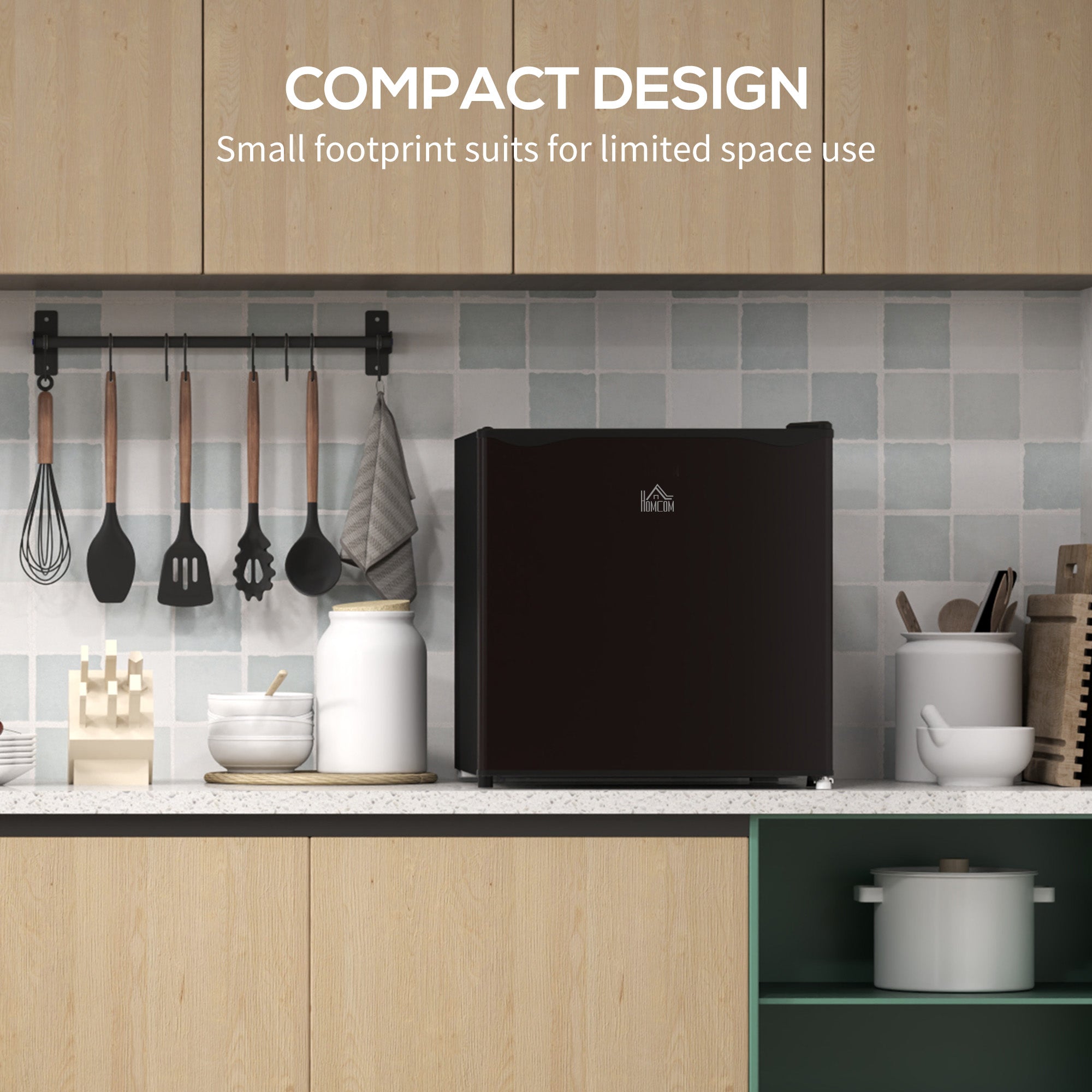 HOMCOM 35L Mini Freezer, -24√¢‚Äû∆í to -14√¢‚Äû∆í Temperature - Black