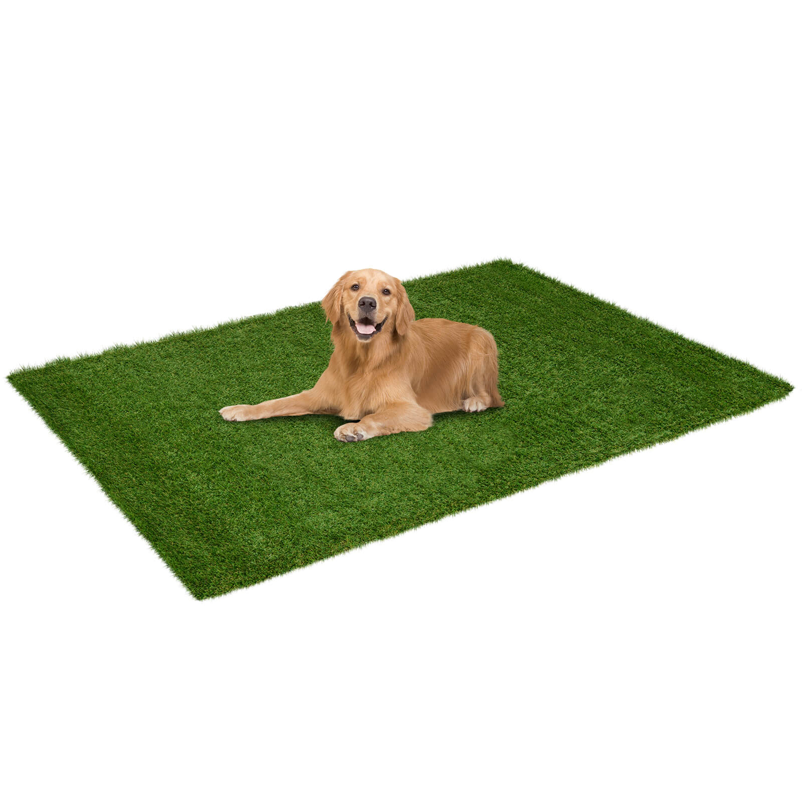 Artificial Grass Turf Dog Grass Mat Potty Training Rug with Drainage Holes-S
