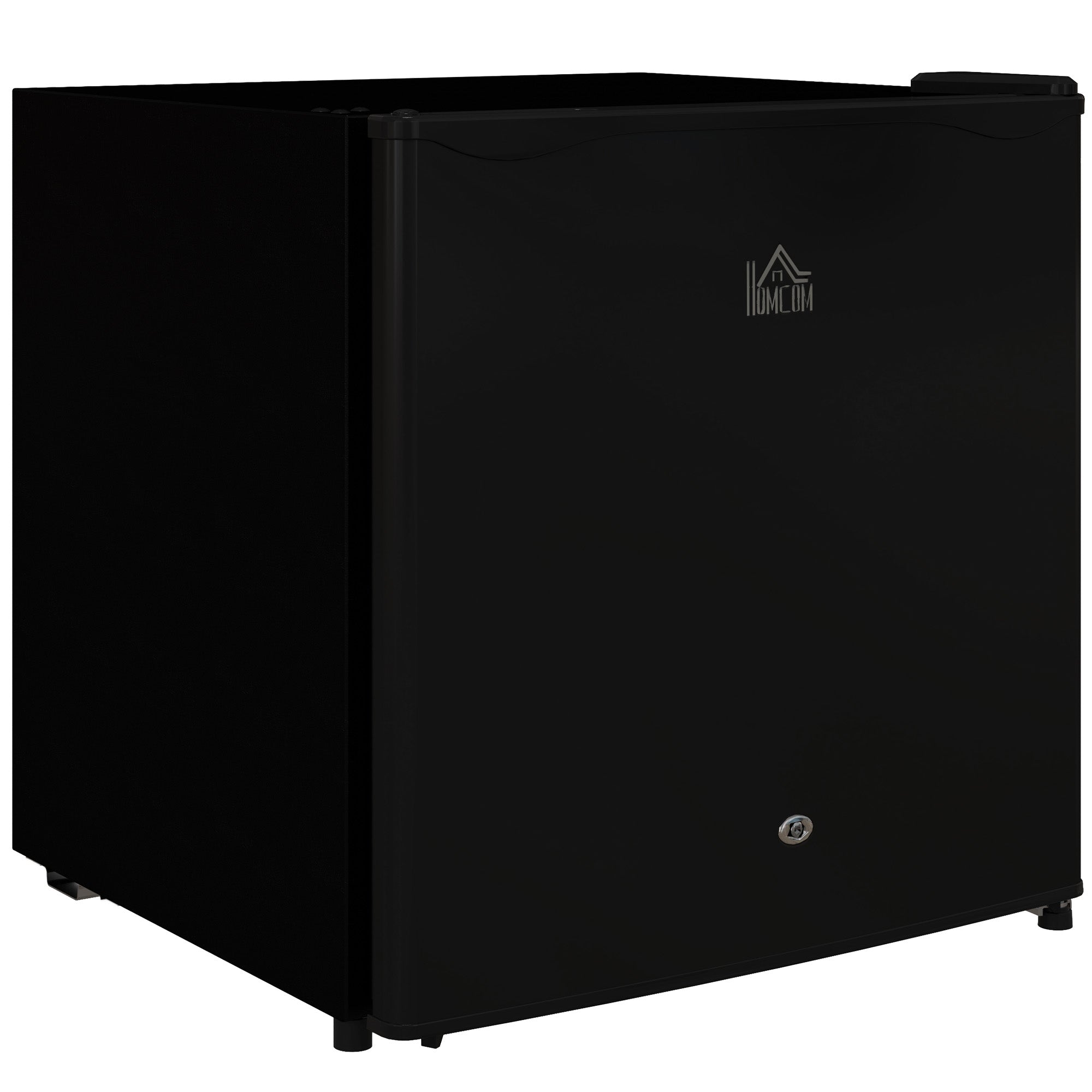 HOMCOM 46 Litre Lockable Countertop Fridge - Black