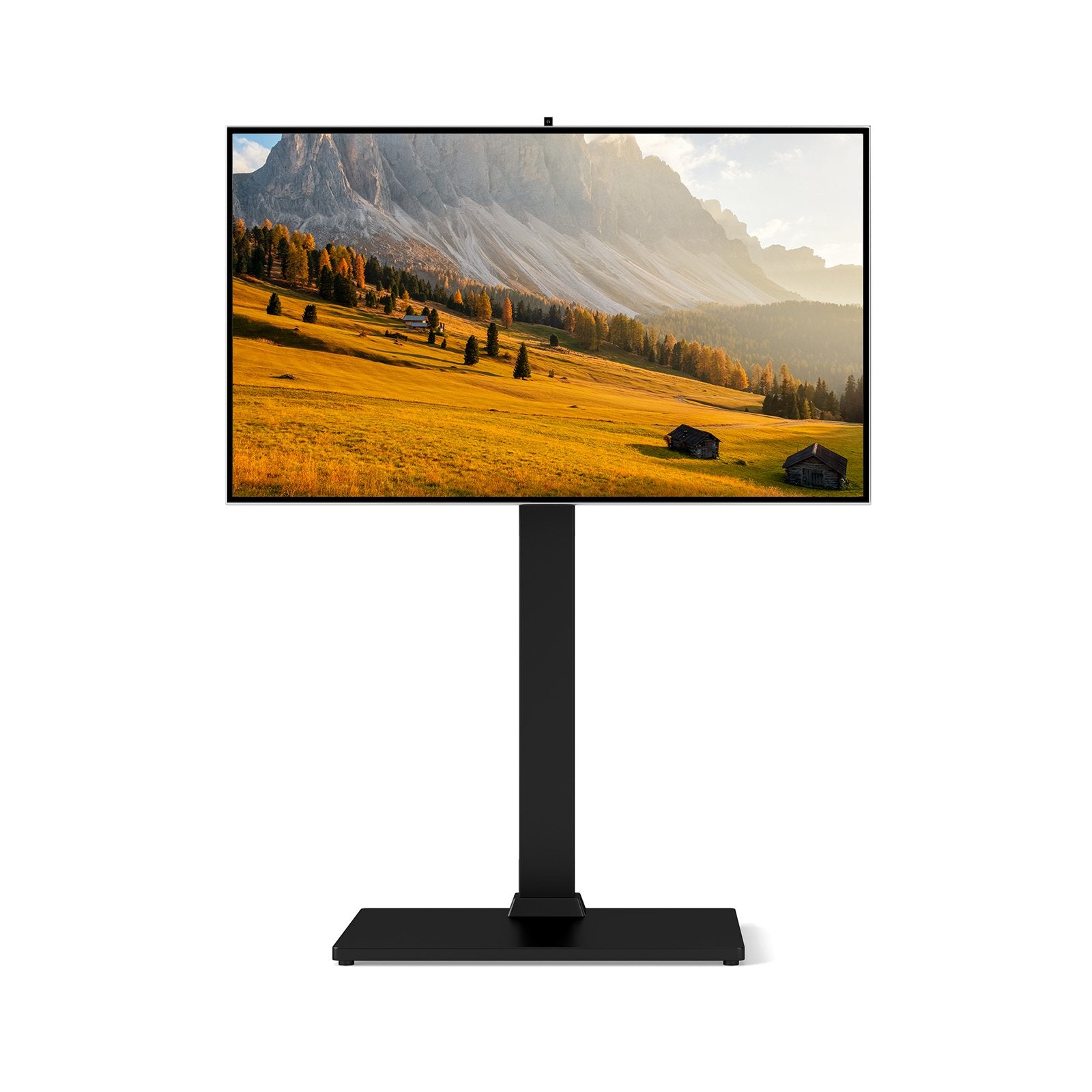 Height Adjustable Floor TV Stand with AV Shelf for 32-70 Inch TVs