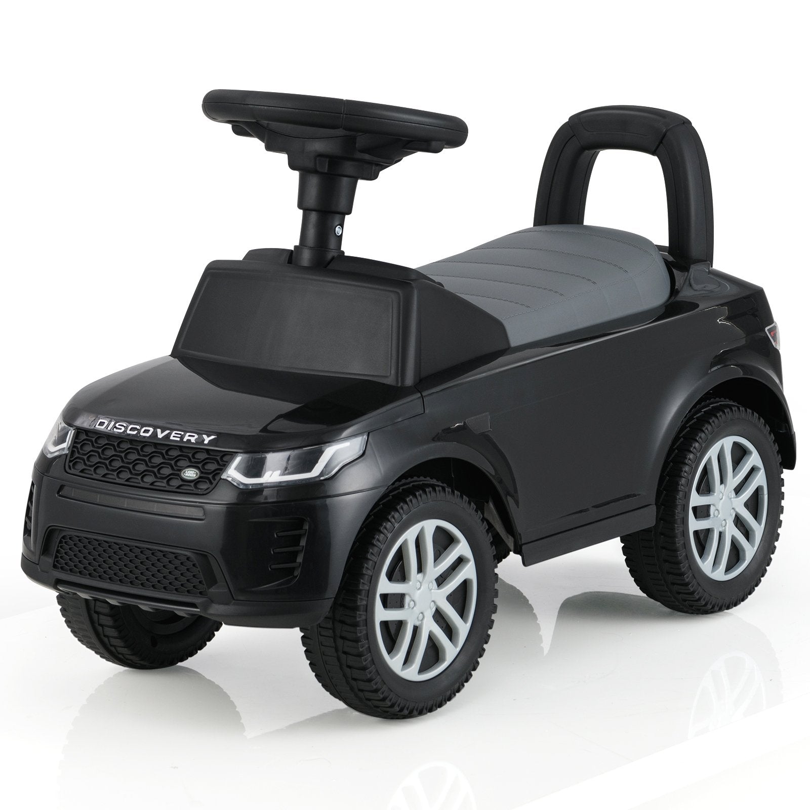Kids Ride On Push Car Foot-to-Floor Walking Sliding Toy Car-Black