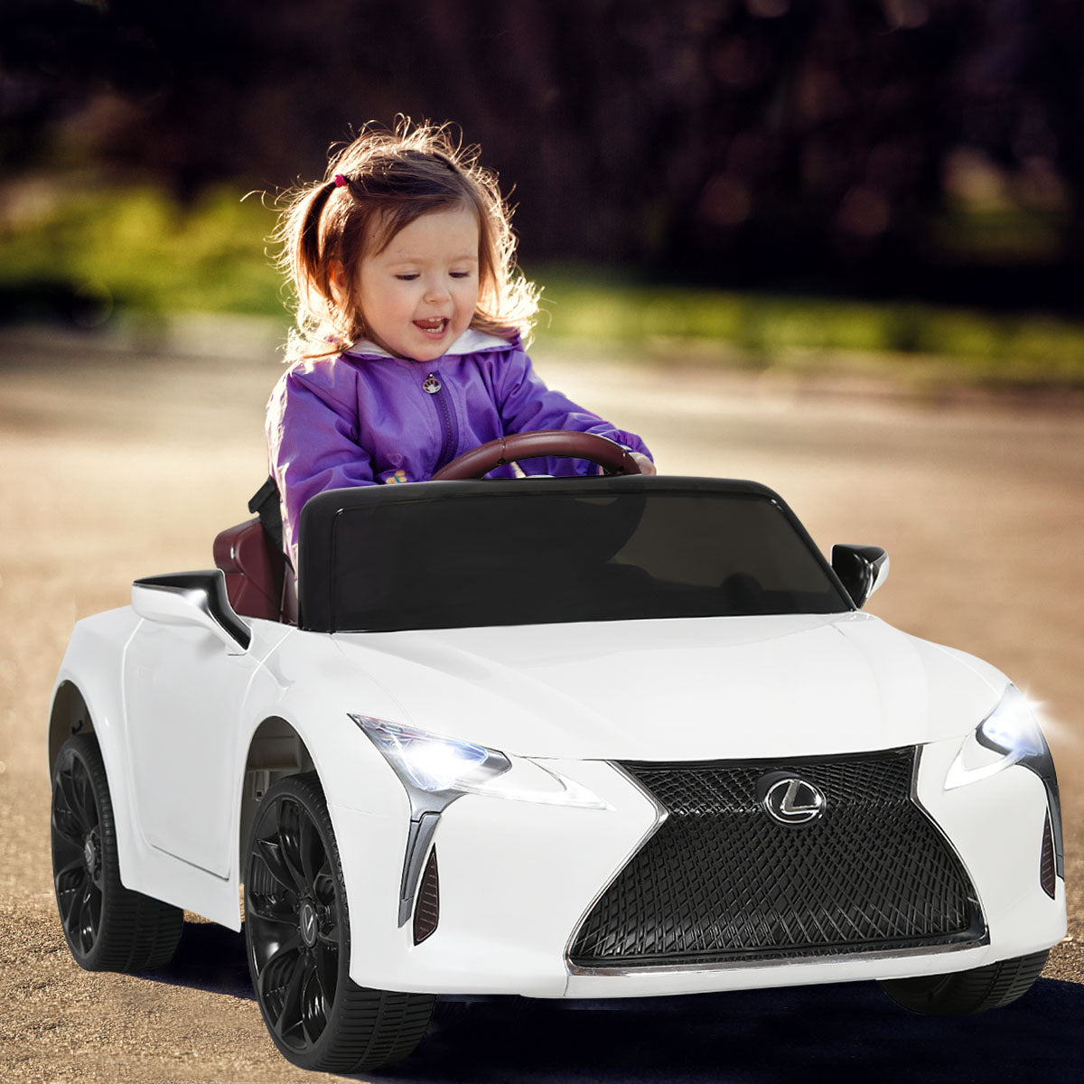 Lexus Official Licensed Electric Ride on Car with Remote Control-White