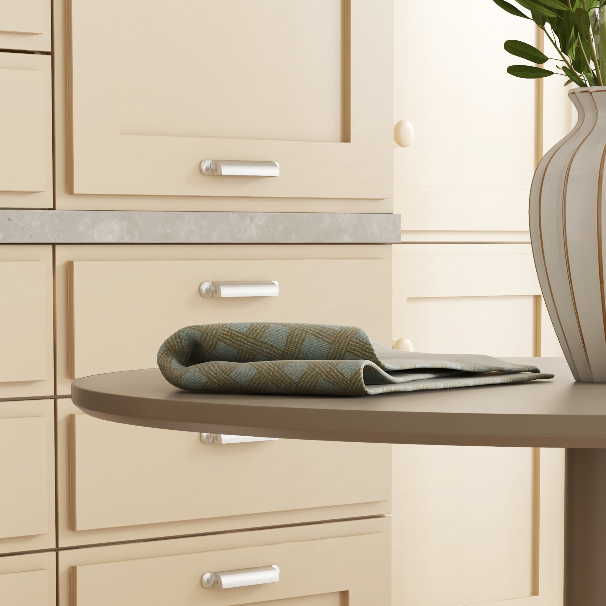 HOMCOM 75H x 70cm Two-Person Minimalistic Dining Table - Light Brown