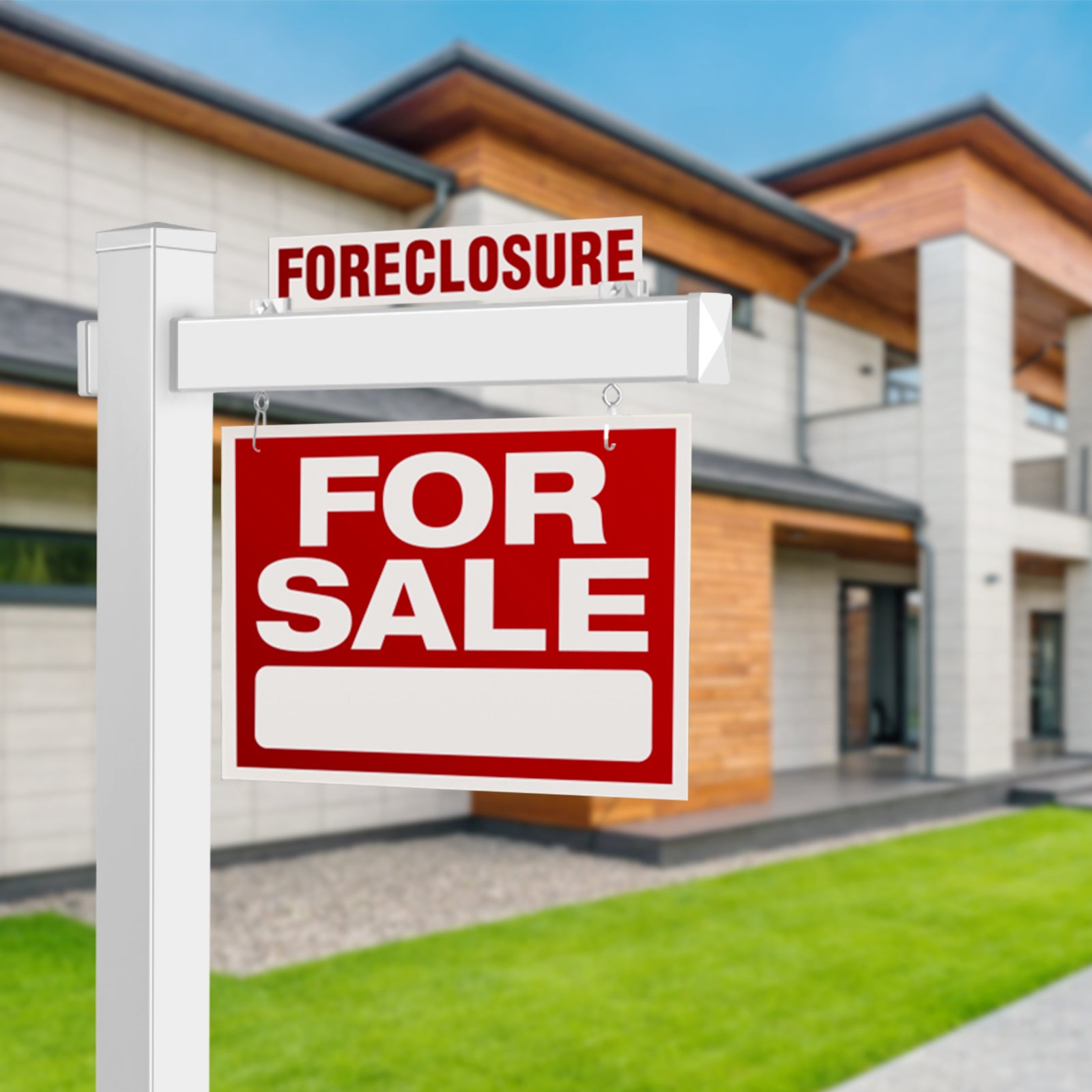 Real Estate Sign Post for Garage Sale Signs (No Sign Included)