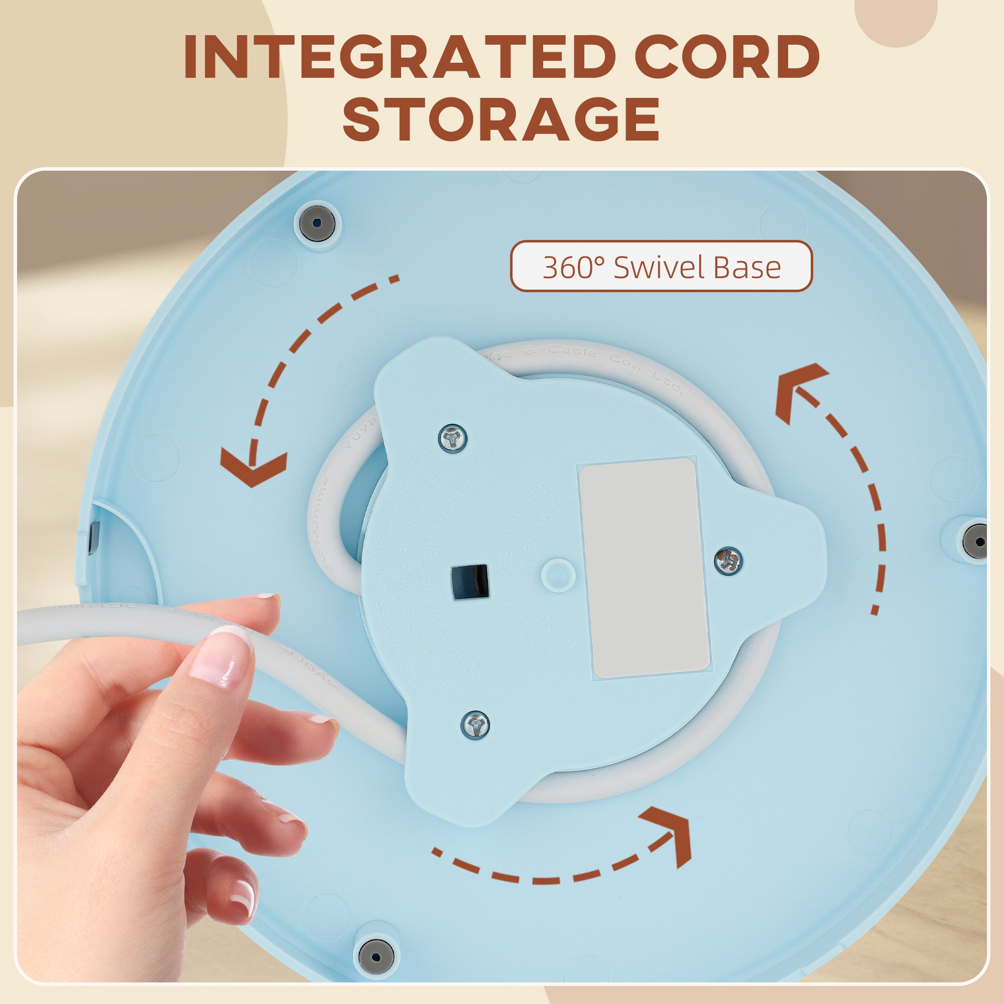 HOMCOM 3kW Rapid Boil Honeycomb Kettle - Light Blue