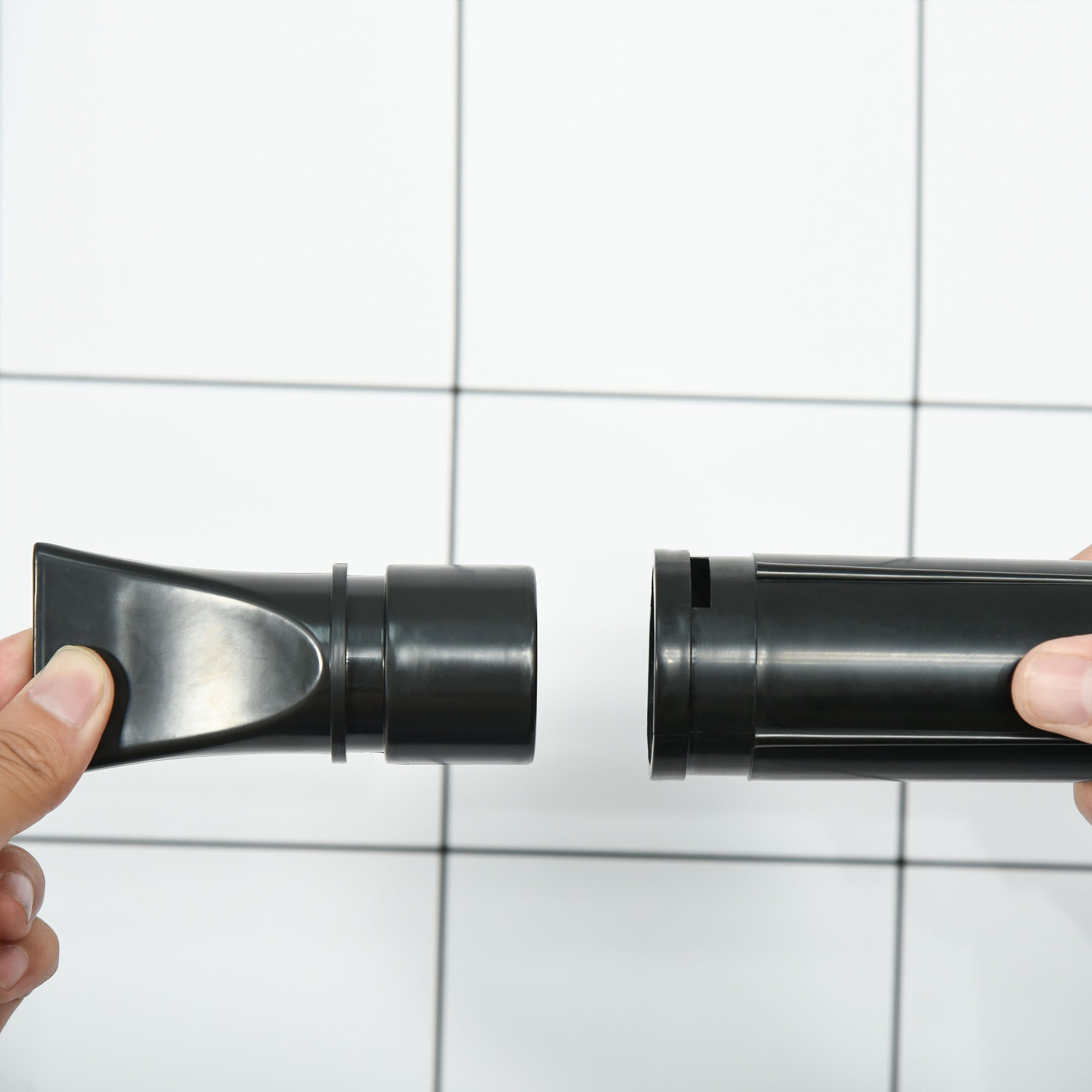 PawHut Dog Hair Dryer Pet Grooming Blaster Dryer Blower Adjustable Temperature Speed with 2.1M Flexible Hose 3 Nozzles - Black