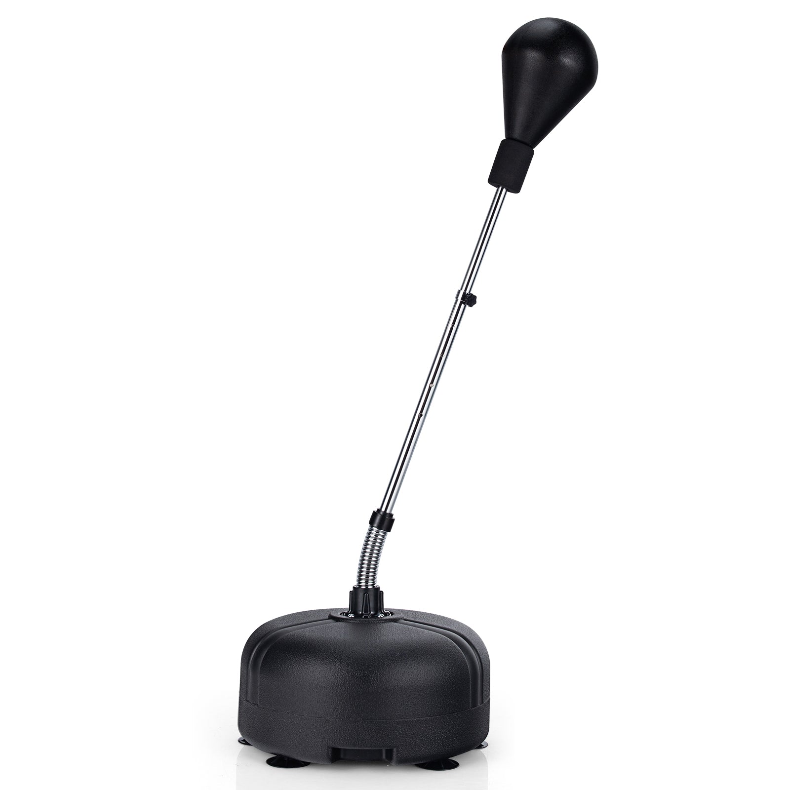 Punching Bag with Stand and Gloves-Black