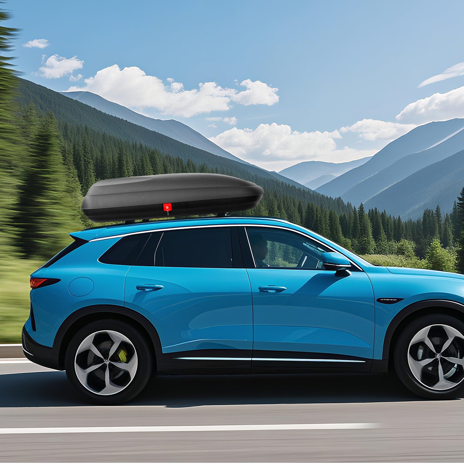 Rooftop Cargo Carrier Hard Shell Car Mount Storage Case