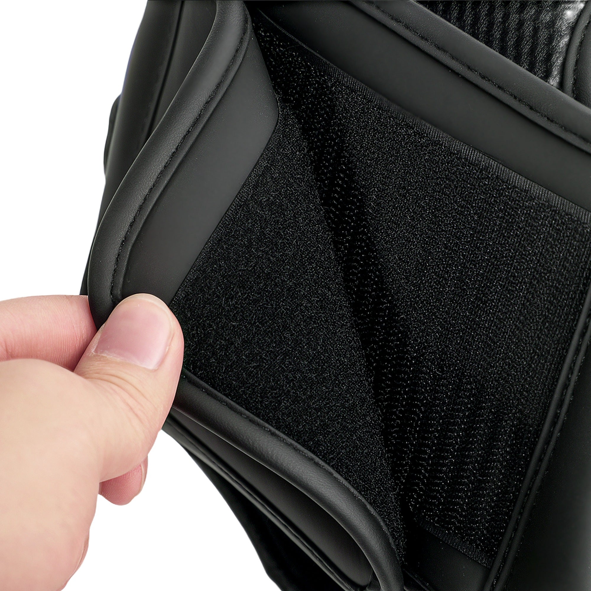 SPORTNOW Boxing Headguard w/ Adjustable Strap for Sparring, Kickboxing, MMA, Red/Black