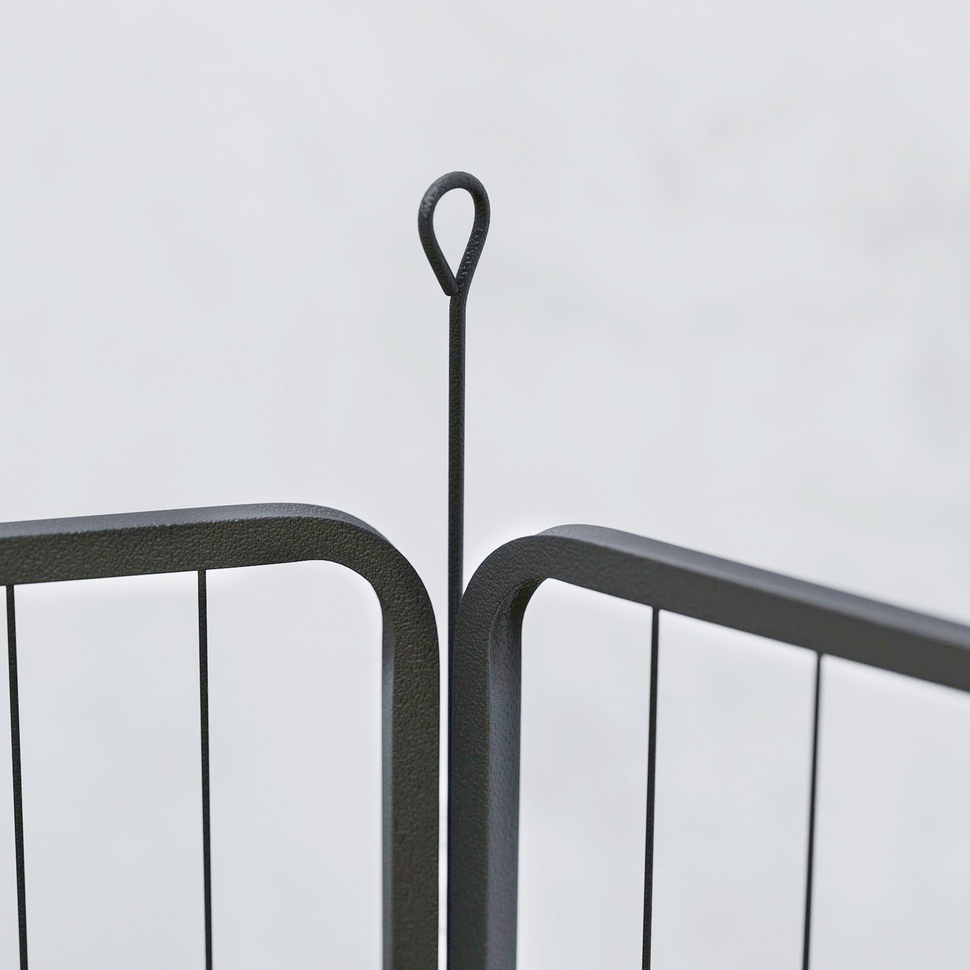 PawHut 12-Panel Solid Dog Playpen with Doors, for Small Dogs, 60cm High, Black