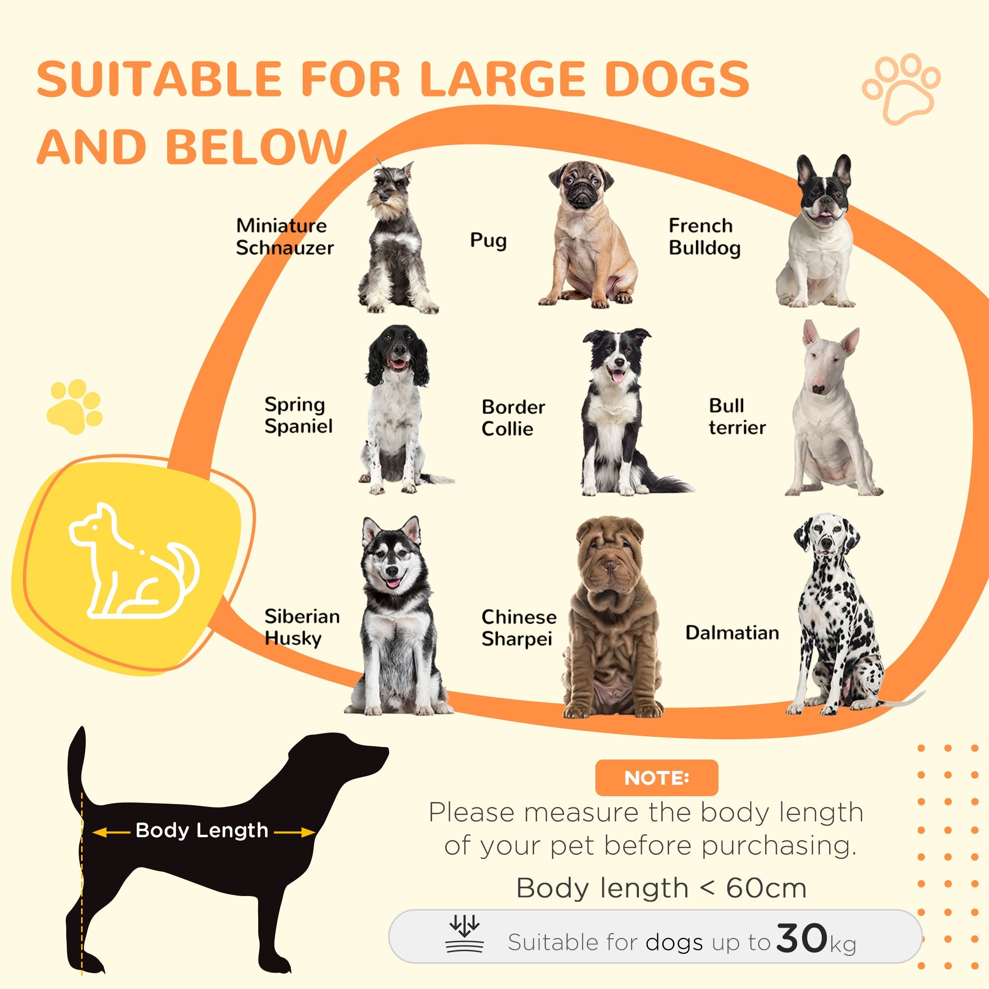 PawHut Dog Crate Furniture, Dog Cage End Table, with Wheels, for Large Dogs, 106 x 60 x 82 cm - White