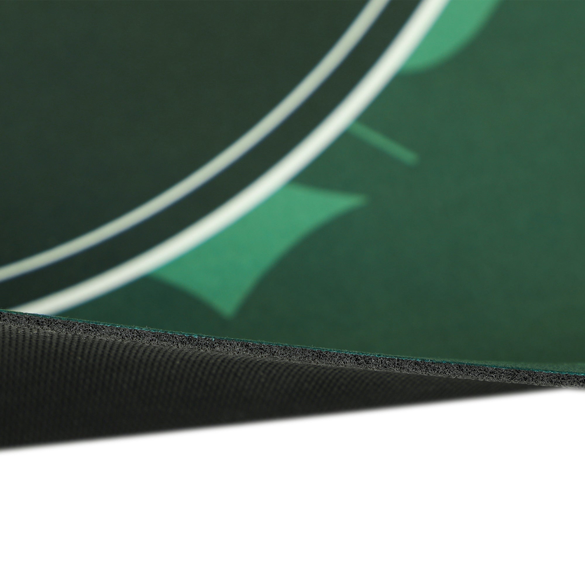 SPORTNOW Professional Poker Mat, 12-Player Water-resistant Poker Table with Felt Surface, Carry Bag, Green