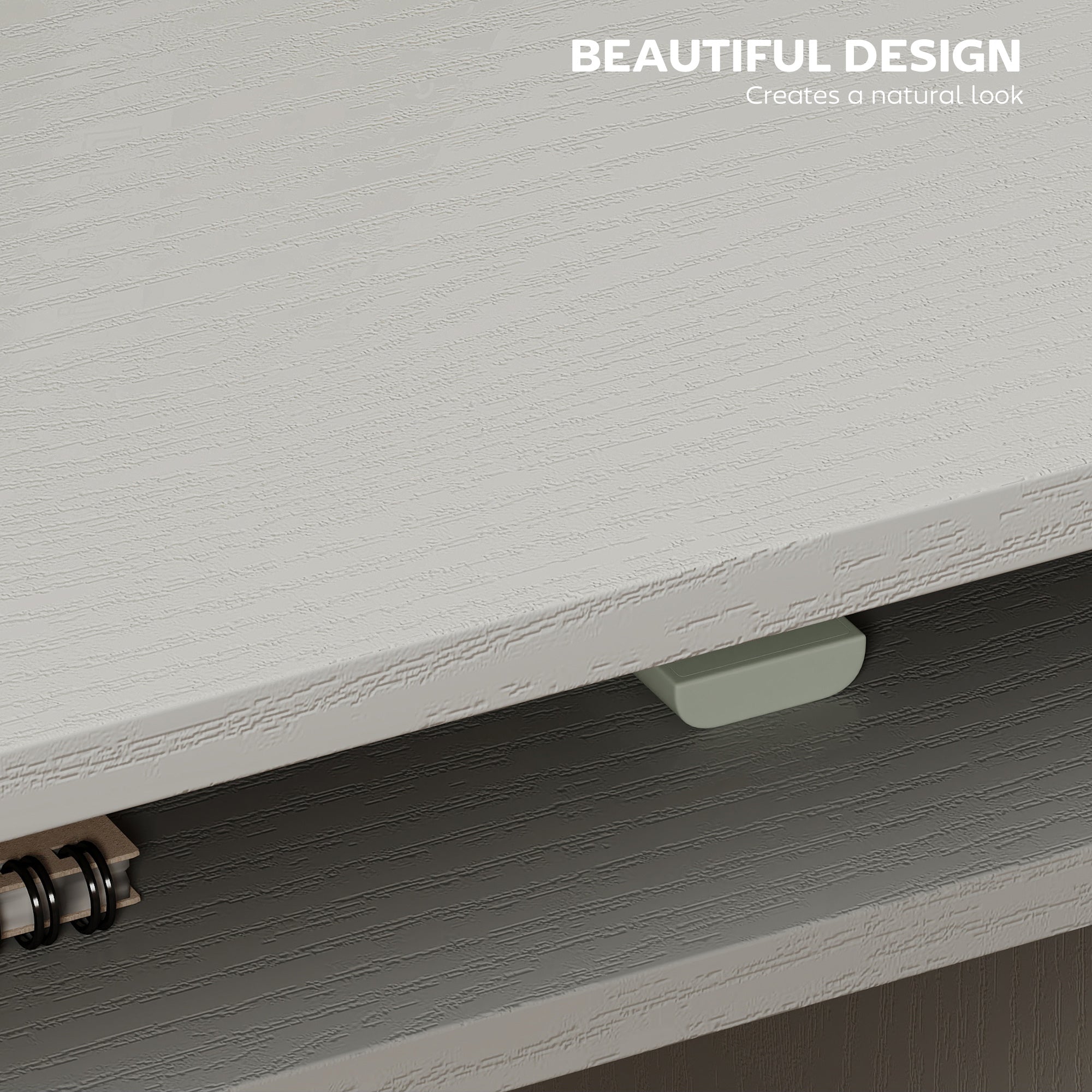 HOMCOM Modern Computer Desk, Home Office Table, Small Writing Desk with Storage Shelf, 90 x 50cm, Grey