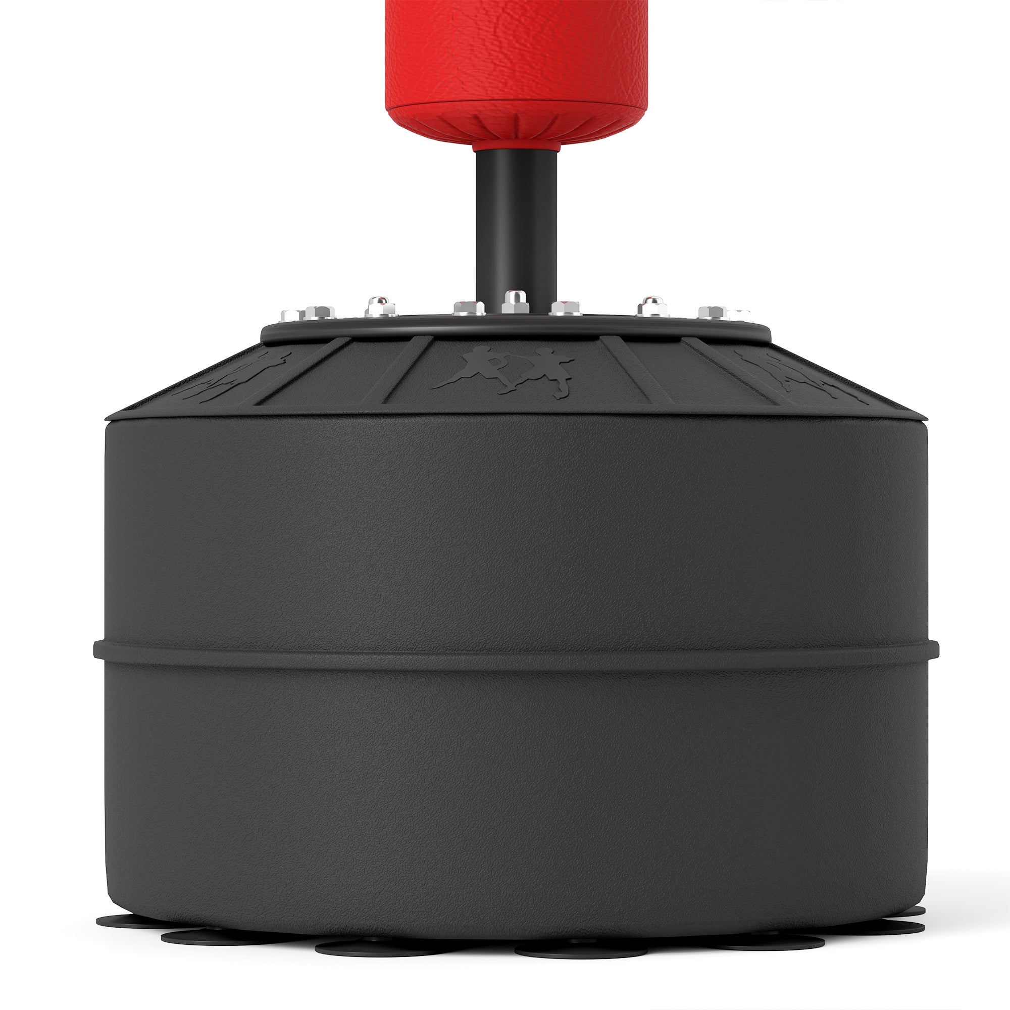 HOMCOM 4-in-1 Boxing Punching Bag, Freestanding with 2 Speed Bals, 360√Ç¬∞ Reflex Bar, 160-230cm Adjustable Height, Red