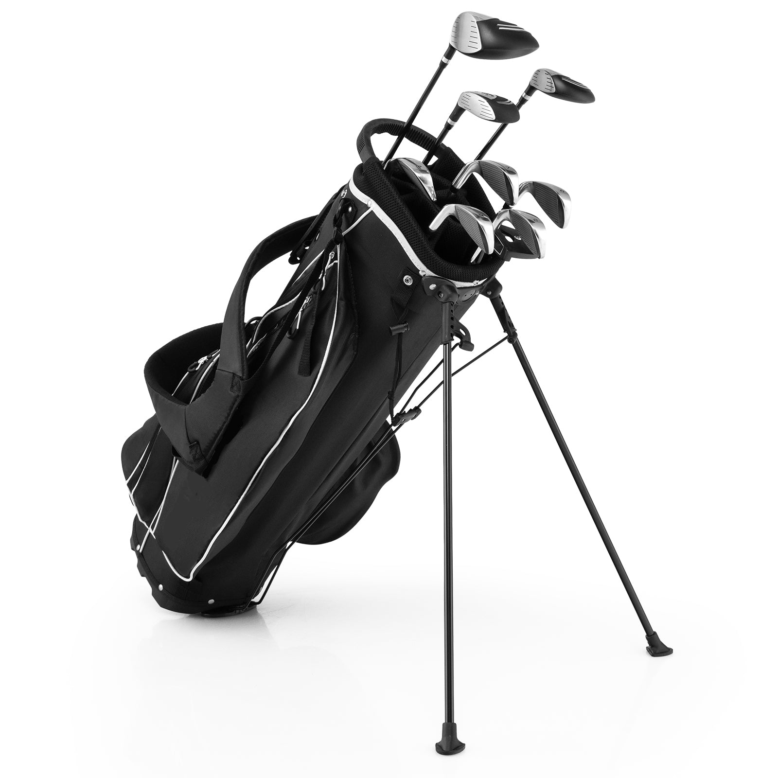 Men's Complete Golf Clubs Package Set 10 Pieces-Black