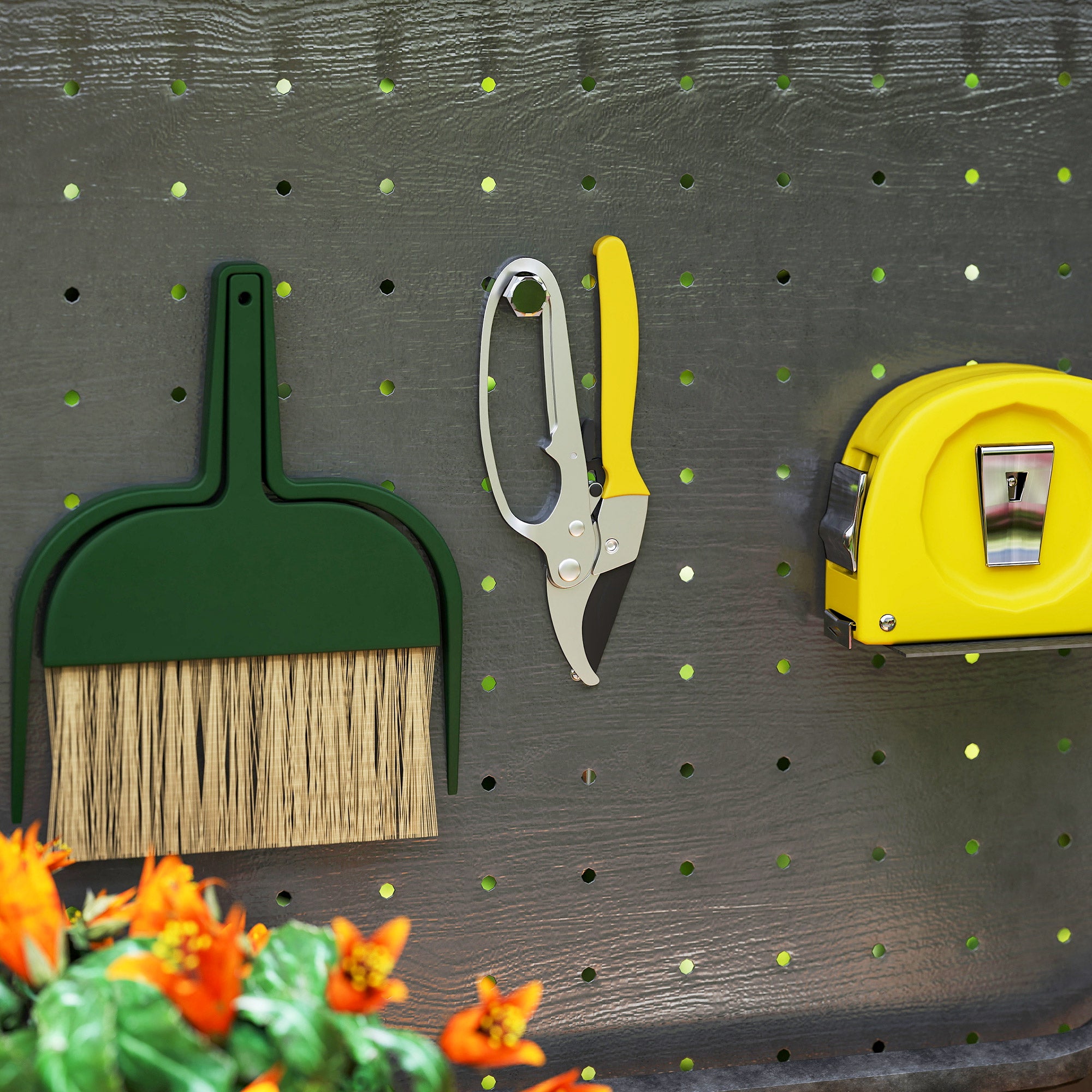 Outsunny 8" Garden Secateurs, Pruning Shears Heavy Duty with Sharp SK5 Blade, Bypass Pruners with Safety Lock and Non-Slip Handles, Lightweight & Ergonomic, Pruning Scissors for Precise Cutting