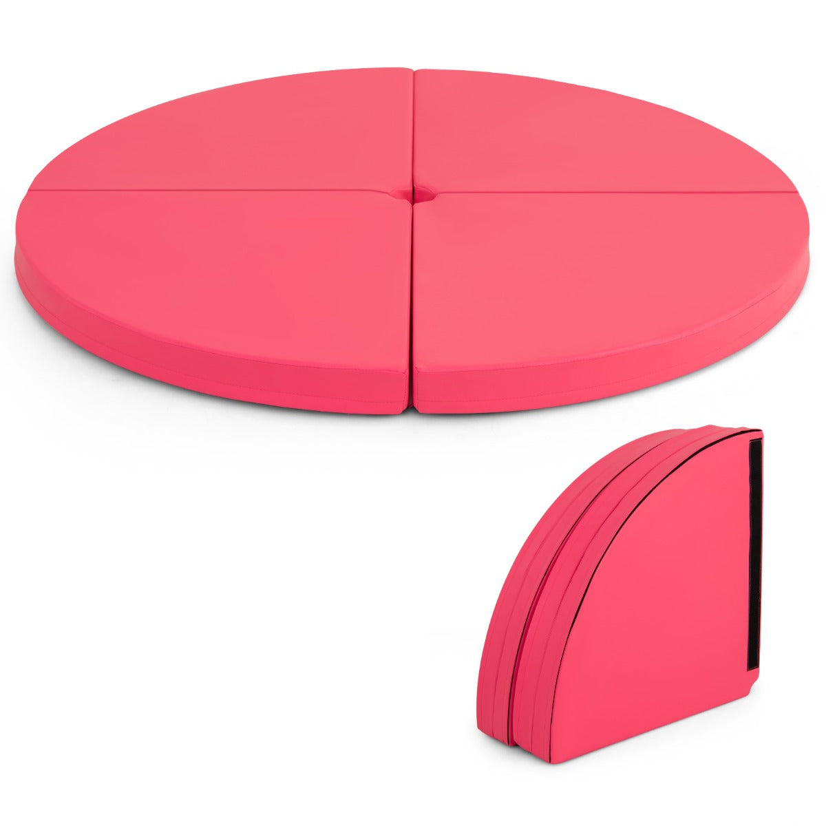 Pole Dance Crash Mat with EPE Foam for Gym and Home-Pink