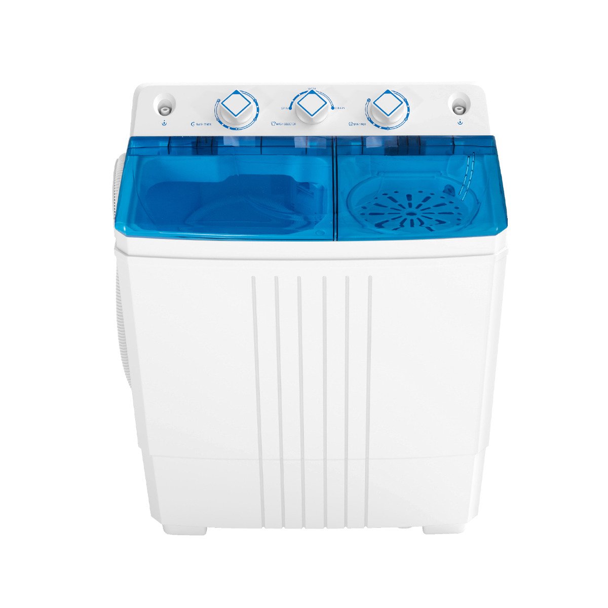 Portable Washing Machine with Drain Pump for Apartment Dorm-Blue
