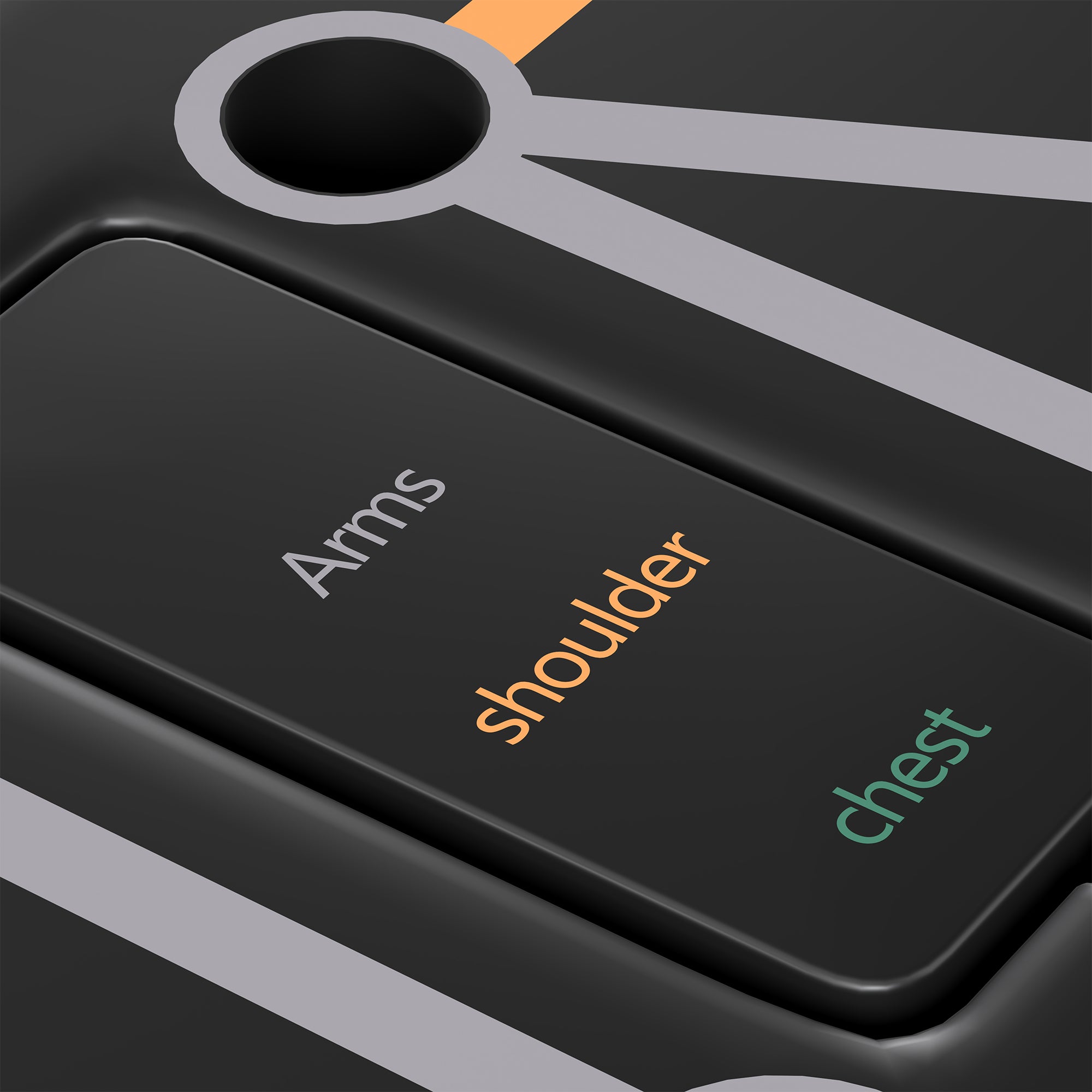 SPORTNOW Foldable Push Push Up Board with Non-Slip Pads, for Chest, Arms, Shoulders, Black