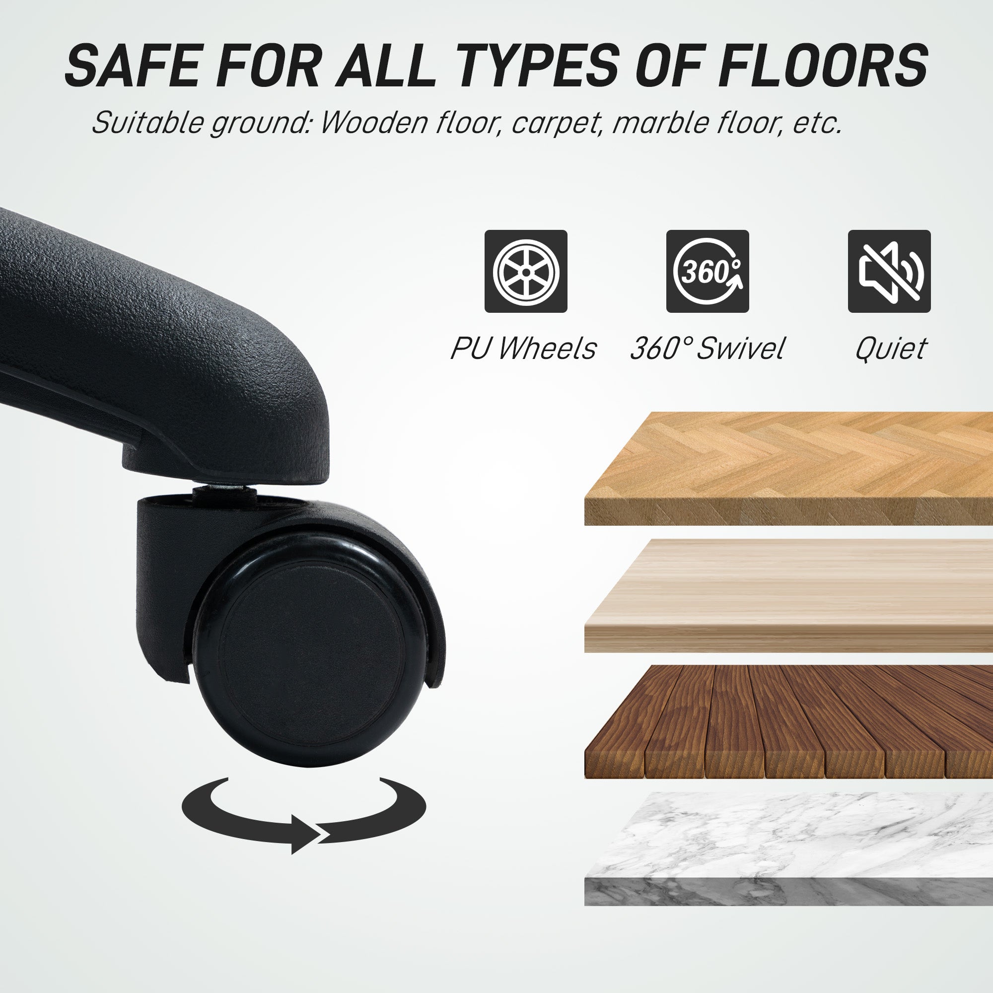 HOMCOM Drafting Chair with Adjustable Armrests, Ergonomic Mesh Office Chair with Lumbar Support, Adjustable Height and Footrest for Standing Desk, Black