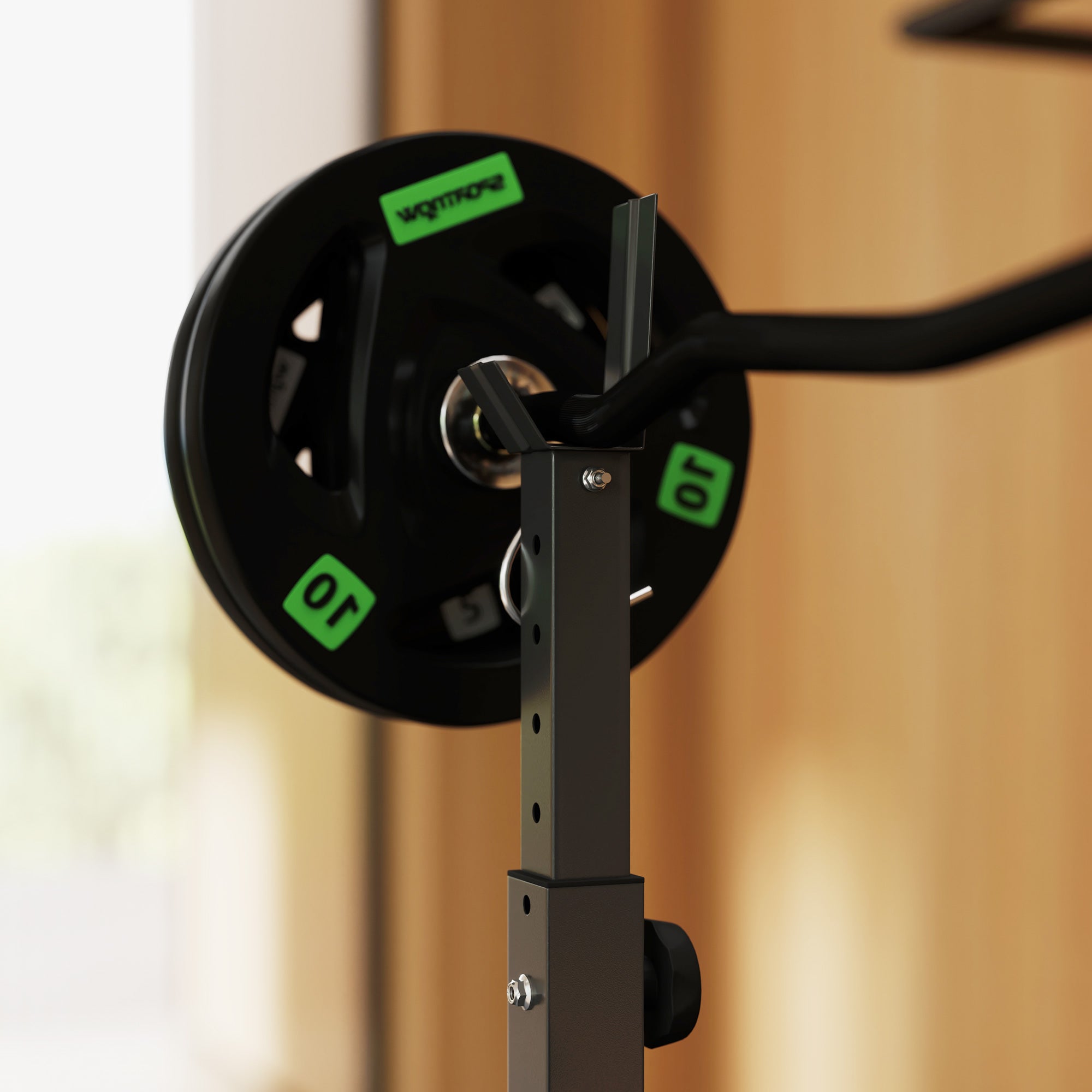 SPORTNOW Multi-Exercise Adjustable Weight Bench with Bench Press Rack